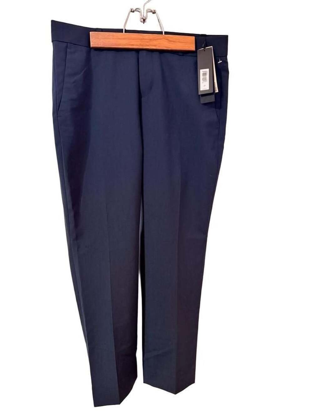 Banana Republic Avery Pants Size 2P Navy Blue Italian Wool Petites Ankle Fit